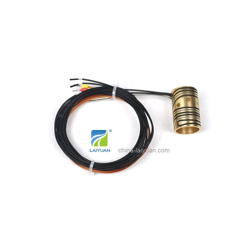 Laiyuan Inner Dia 22mm Industrial Brass Coil Heater 230v 350w Hot Runner Coil Heater With Thermocouple J