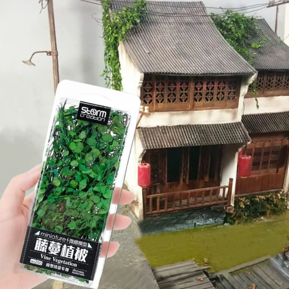 

1 Box Miniature Plant Vines Simulation Rattan Leaves Sand Table Vegetation Garden Scene Micro Landscape DIY Accessories