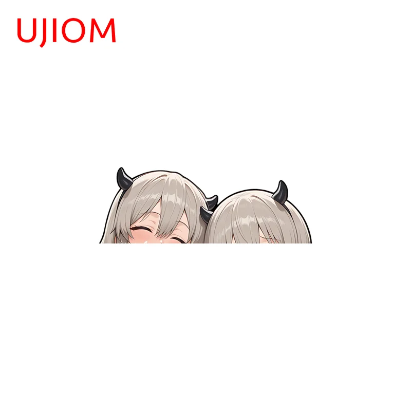 UJIOM Attractive Uzaki Chan Tsuki Uzaki Wall Sticker Multiple Girls Bookshelf Sunscreen Vinyl Decal Bedroom Adhesive Wallpaper