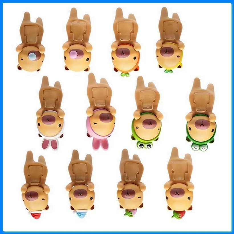 Capybara Small Animal Doll Car Navigation Screen Decoration Car Center Console Navigation Decoration-A50M
