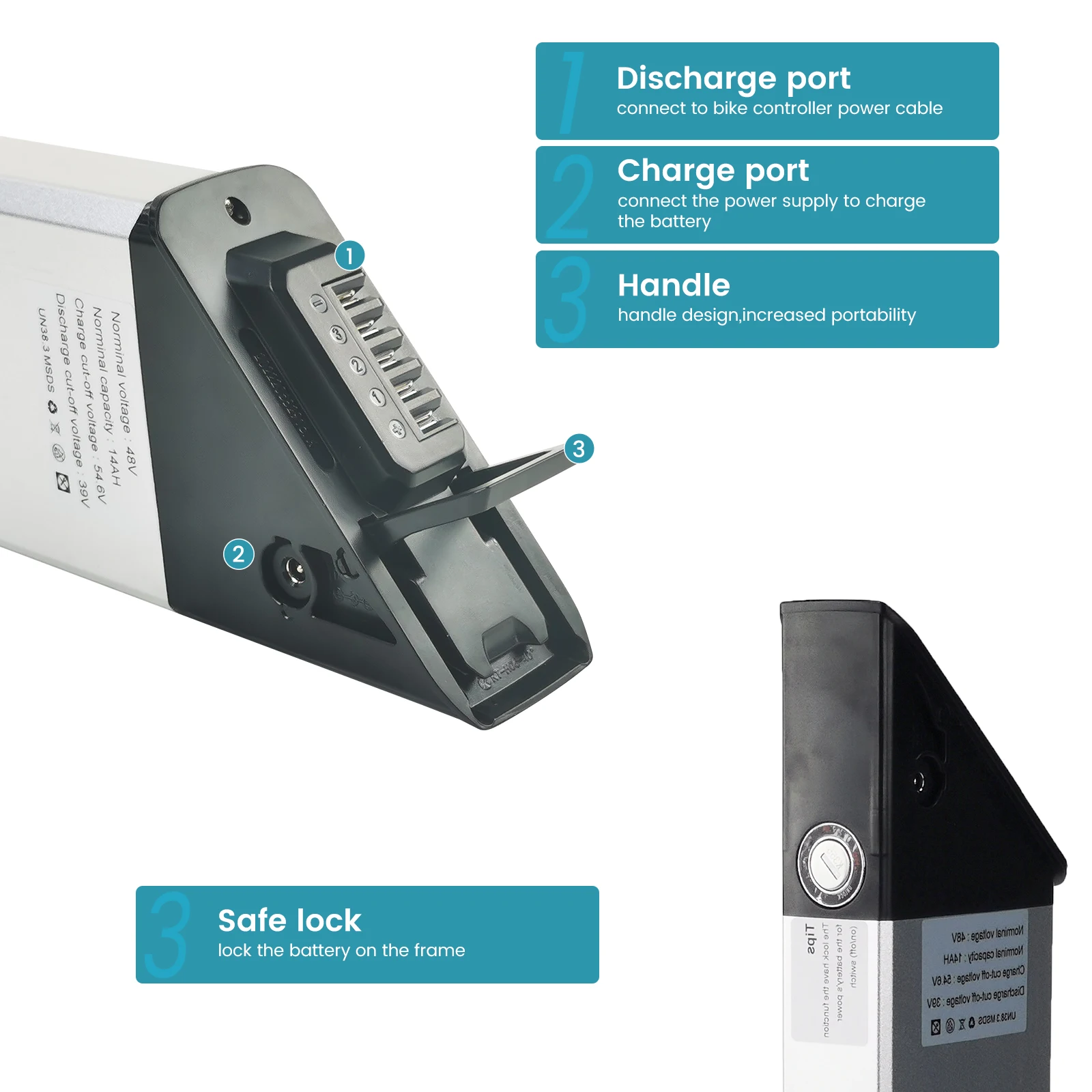 بطارية دراجة كهربائية قابلة للطي 48 فولت 14 أمبير في الساعة بطاريات ليثيوم أيون لـ Gotrax R2/F2 R3 بطارية بديلة كهربائية XP Step-Thru 3.0 قطع غيار akku #3