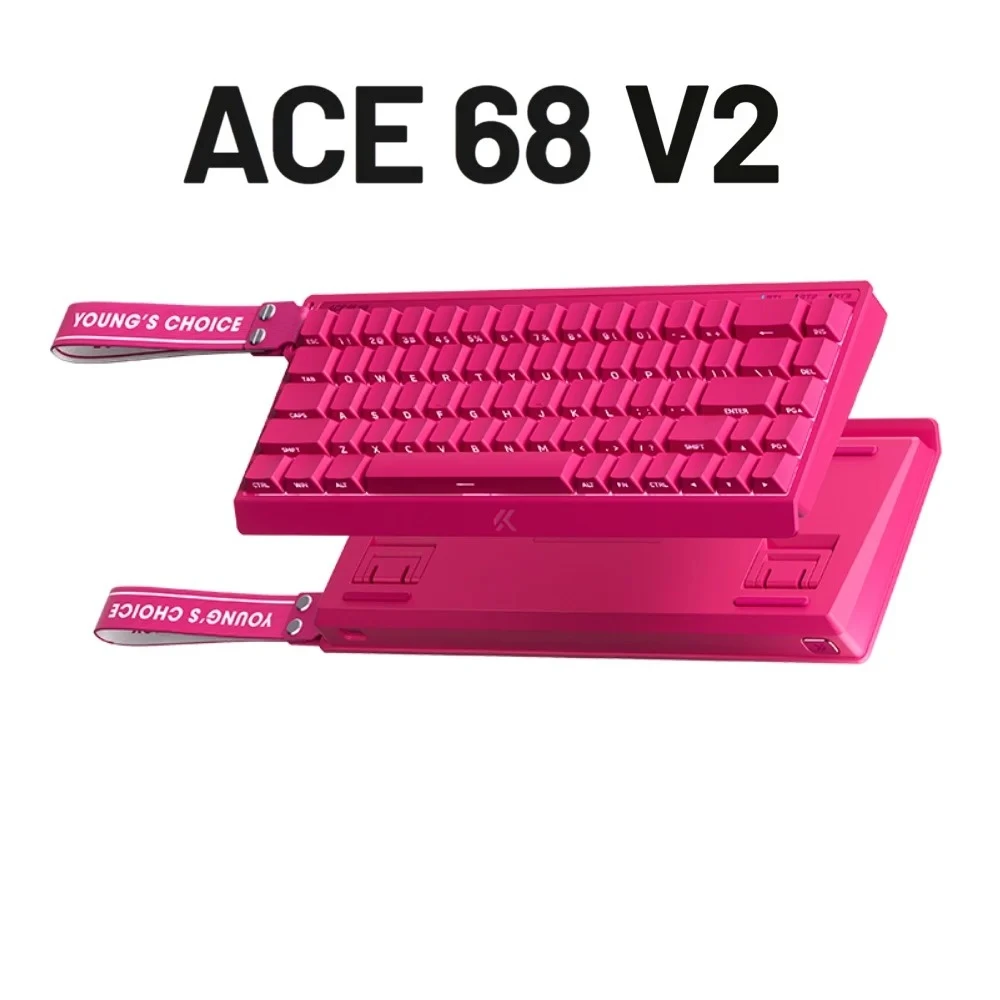 PYLV MCHOSE ACE 68 Magnetic Switch Gaming Keyboard Hall Effect Rapid Trigger Programmable RGB 8K Hz DKS/MT/TGL/RS/SOCD Keyboard