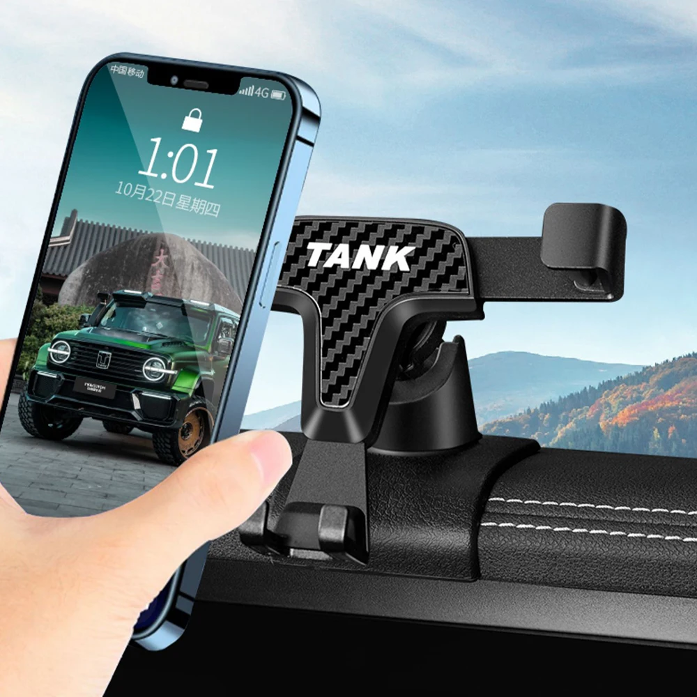 

2020-2023 For Great Wall Tank 300 Car Mobile Phone Holder Modification Dedicated Central Control Air Outlet Navigation Bracket