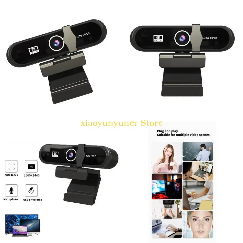 P9JB B9 High Resolution Webcam With Autofocus Build In Microphone Optional For PC
