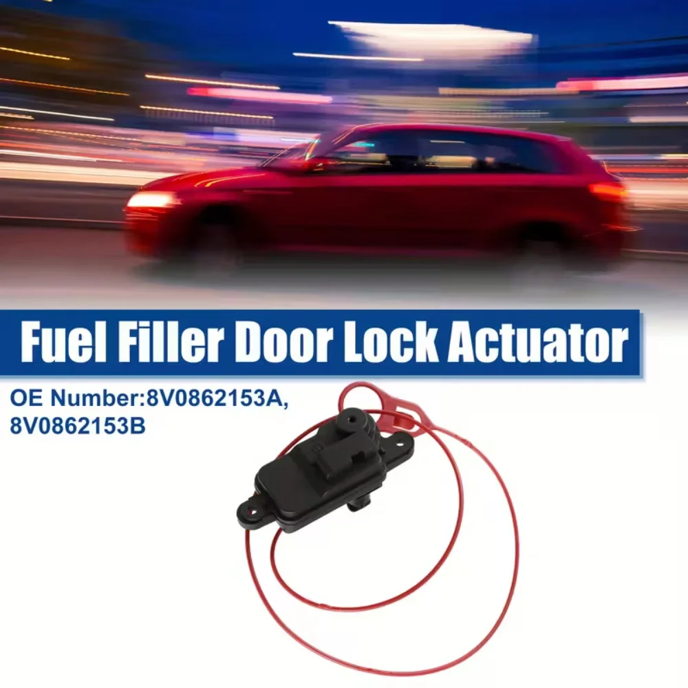 

Fuel Filler Door Lock Actuator For AUDI A1 A4 A5 A6 A8 Black Durable Solid Vehicle Fuel System Secure Door Lock Easyinstall