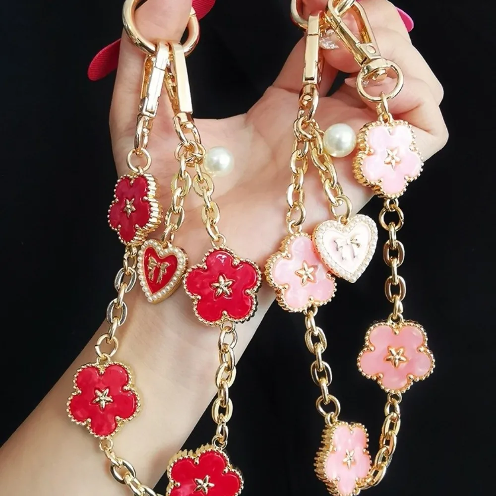 

Flower Mobile Phone Strap Pendant Metal Chain Cell Phone Chain Anti Loss Handheld Mobile Phone Lanyard Women/Lady/Girl