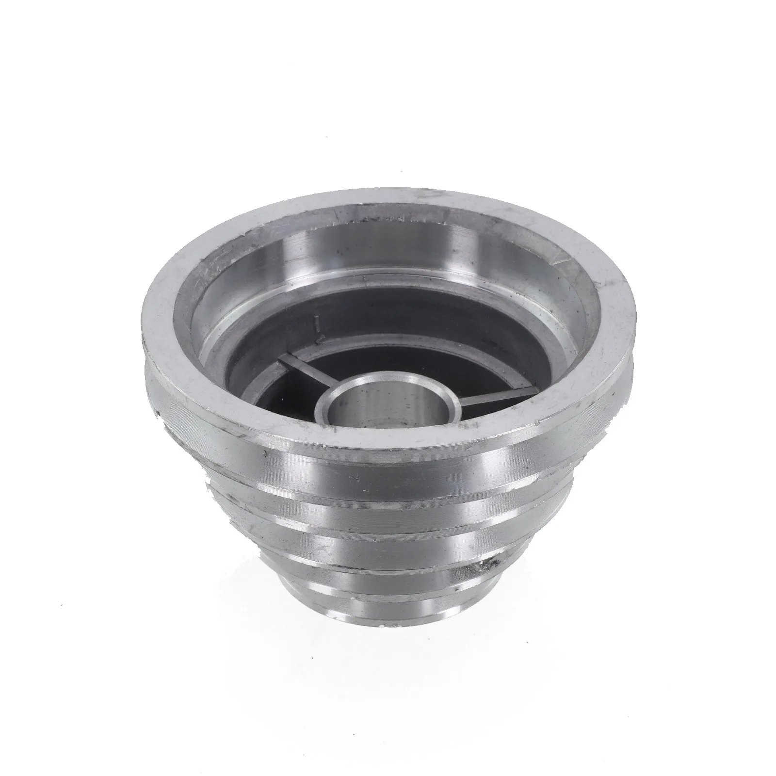 عجلة بكرة معبد من الألومنيوم القوي لضغط الحفر، سرعة 5 خطوات قابلة للتعديل مثالية لأحزمة توقيت على شكل حرف V من النوع #3