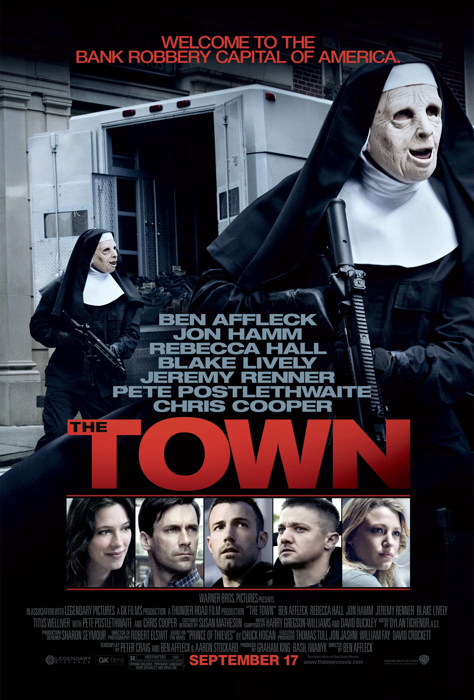 Film The Town (2010) Poster Wall Art Rome Decoration