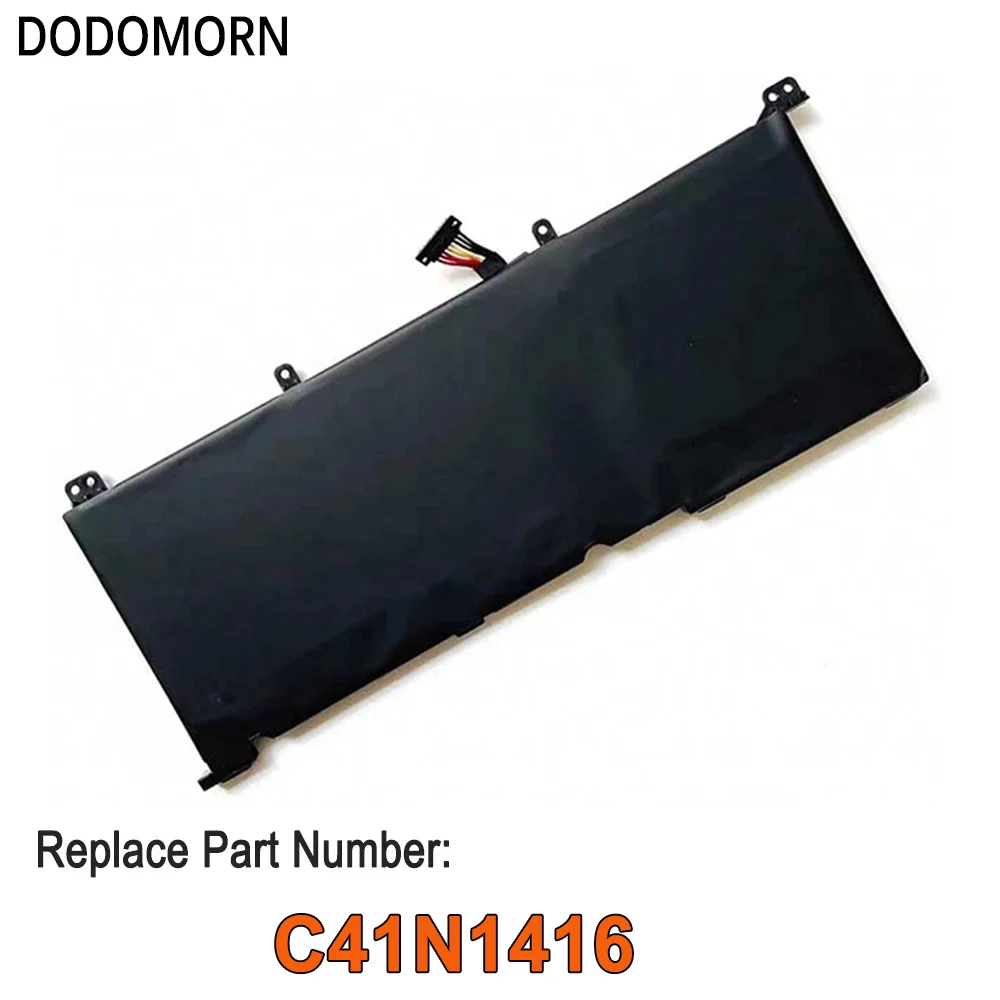 DODOMORN C41N1416 Laptop Battery For ASUS ZenBook Pro G501 G501J G501VW G501VJ G501JW G601J N501J UX501LW N501L UX501J Notebook