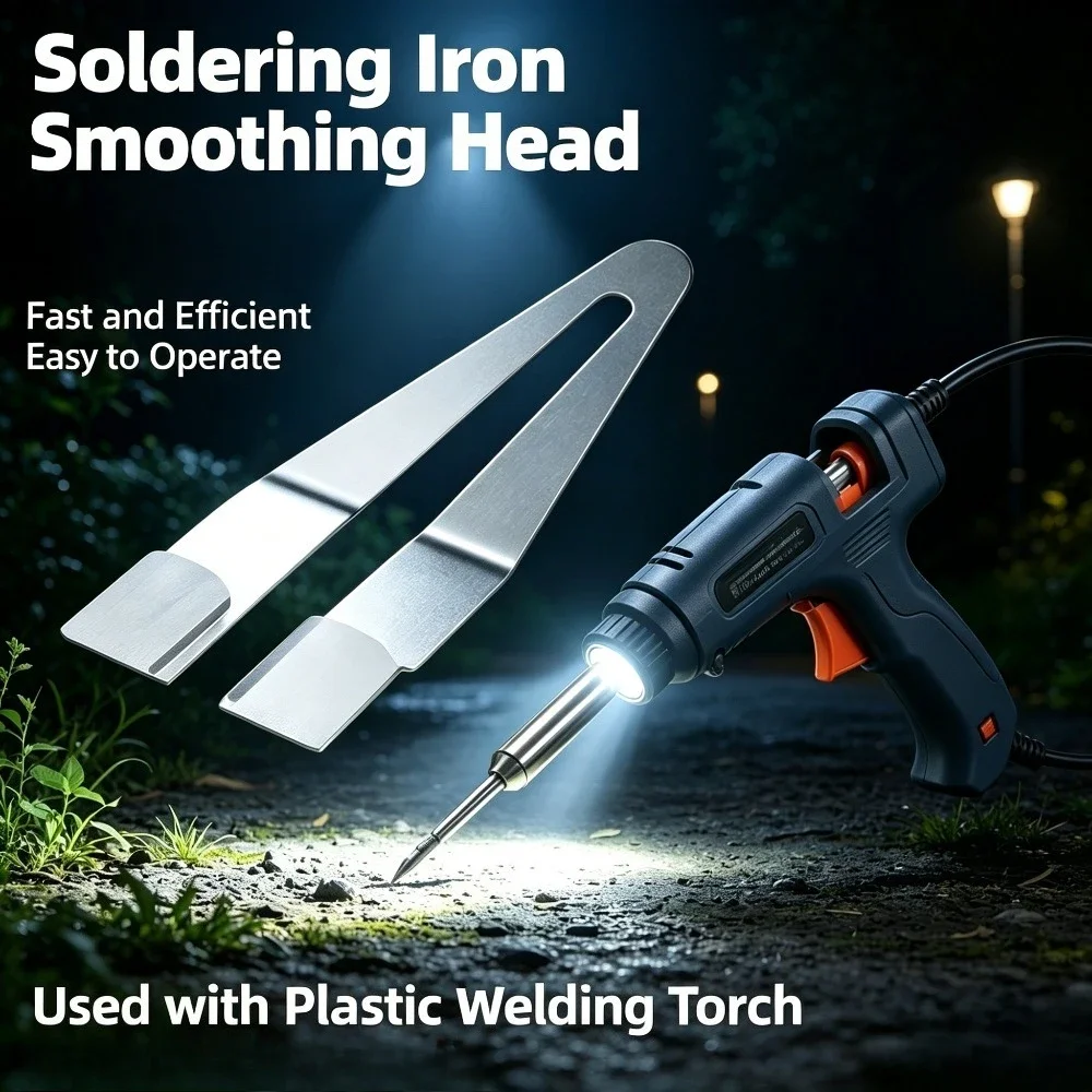 Hot Stapler Plastic Welder Gun Car Bumper Repair Kit Plastic Welding Machine with Staples and Flat Head Tip for Car