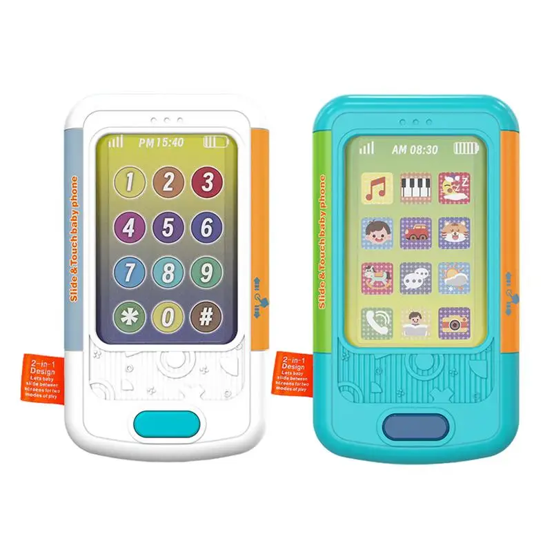 

Simulation Mobile Phone Toy Bilingual Kids Phone Story Model Sound And Light Design Touch Screen Phone Story Learning Toys