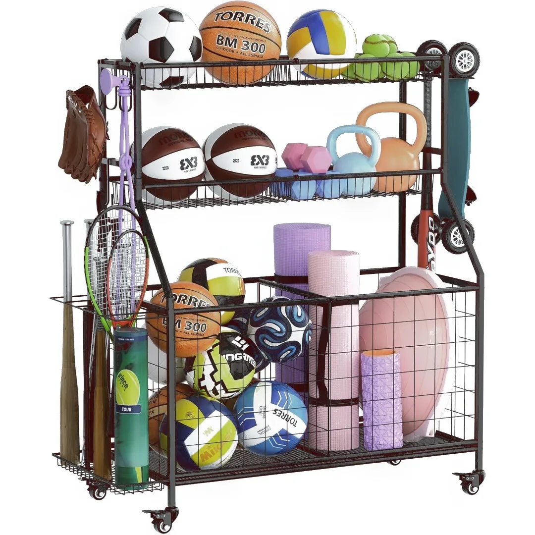 

Home storage finishing rack, storage rack, basketball sports product finishing
