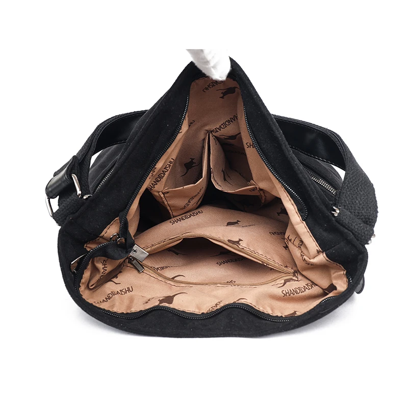 نايلون بلون سستة بسيطة عادية حمل 2026 الاتجاه الجديد مزاجه حقائب مقاوم للماء دائم حقائب كتف متقدمة بولسا