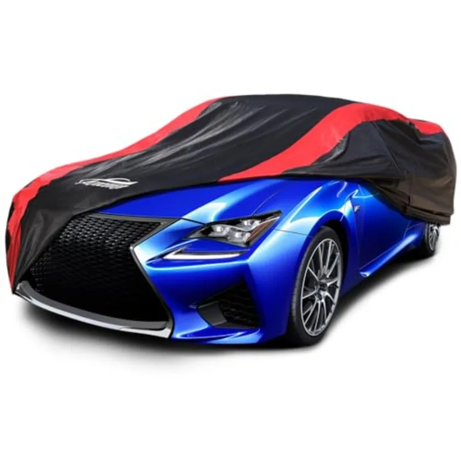 

Car Cover Custom Fit for Lexus RC RC300 RC350 RC350 F Sport 2015-2025 Coupe, Waterproof All-Weather Polyester Cover with Soft C