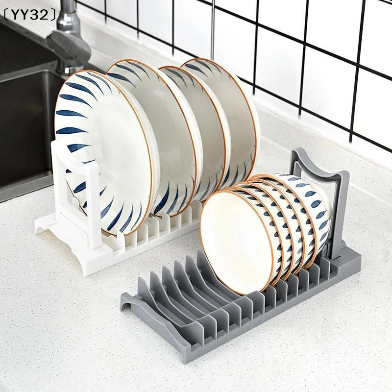 Kitchen Dishware Storage Rack Sink Disposal Shelf Home Use Tabletop Bowl Drainage Storage Box Dish Drying Holder〔YY32〕