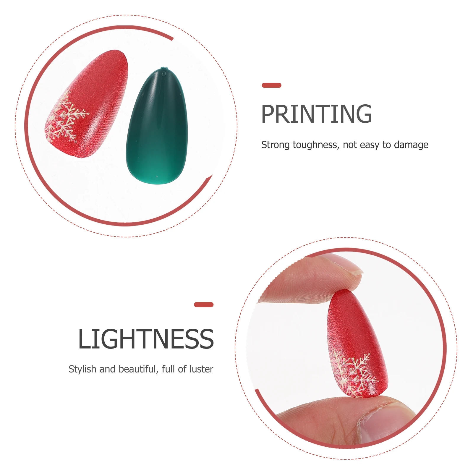 

Decoration Christmas Manicure Sticker Nail Chips Stickers for Gifts