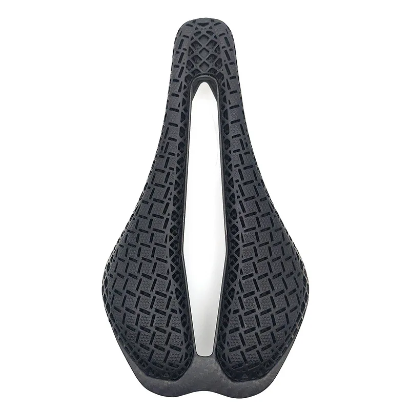 Print carbon fiber bicycle short nose seat cushion road mountain bike seat saddle hollow comfortable seat cushion