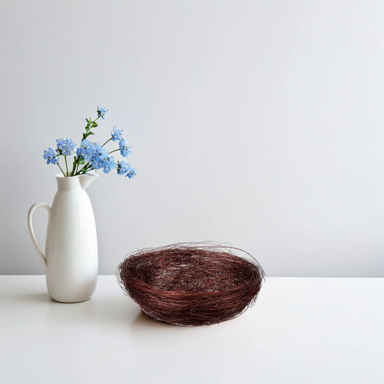 10pcs Handwoven Natural Thread Bird Nest for Pet Birds – Comfortable Breeding Shelter & Rustic Home Garden Decor