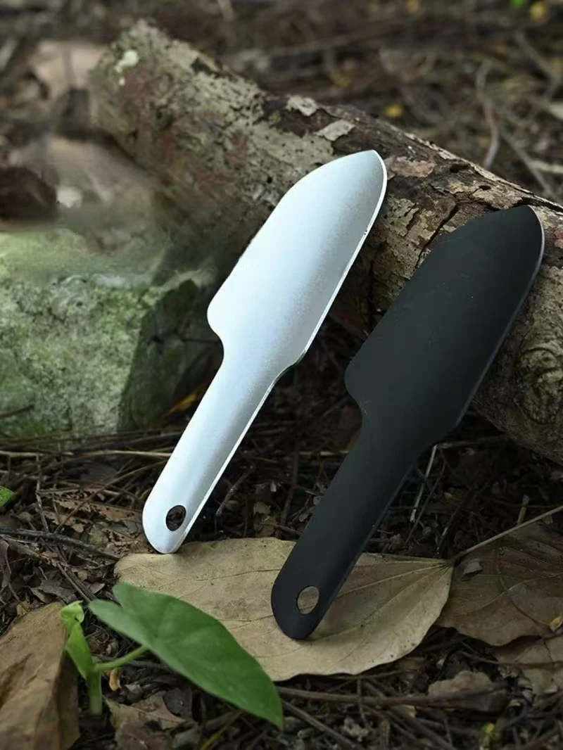 Outdoor Aluminum Alloy Tool Small Shovel, Camping Pocket Shovel, Ultra-Light Portable Multi-Purpose Gardening and Camping Shovel