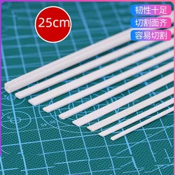 40pcs ABS Stick Plastic Tube Rectangular Solid Flat Sheet Plastic Rod for Architecture Building Model kit Construction Material