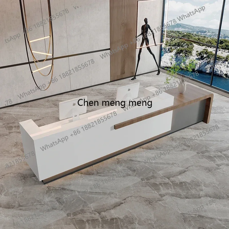 

Стол-ресепшн для ресторана, современный роскошный офисный стол, мебель для салона красоты, эстетический подиум Помощник руководителя