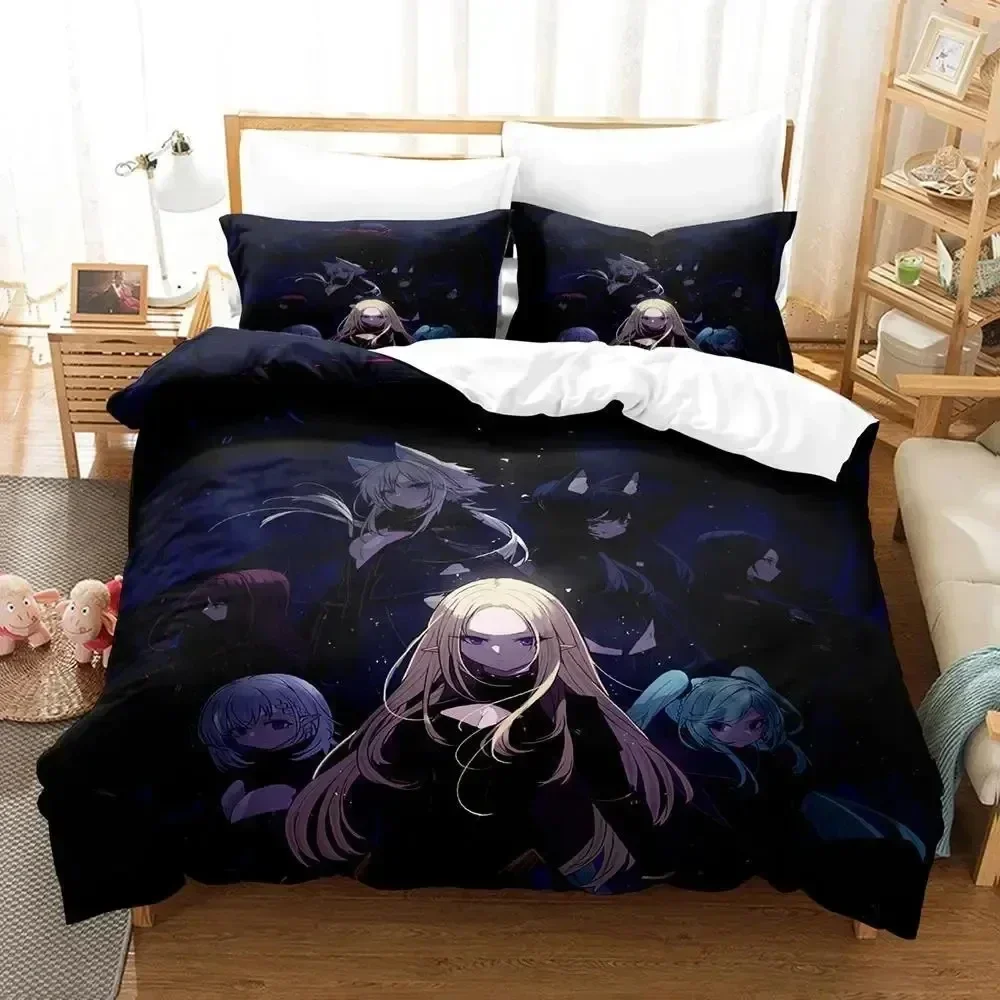 2026 Anime Eminence In Shadow Bedding Set Duvet Cover Bed Set Quilt Cover Pillowcase Comforter King Queen Size Boys Adult Beddin
