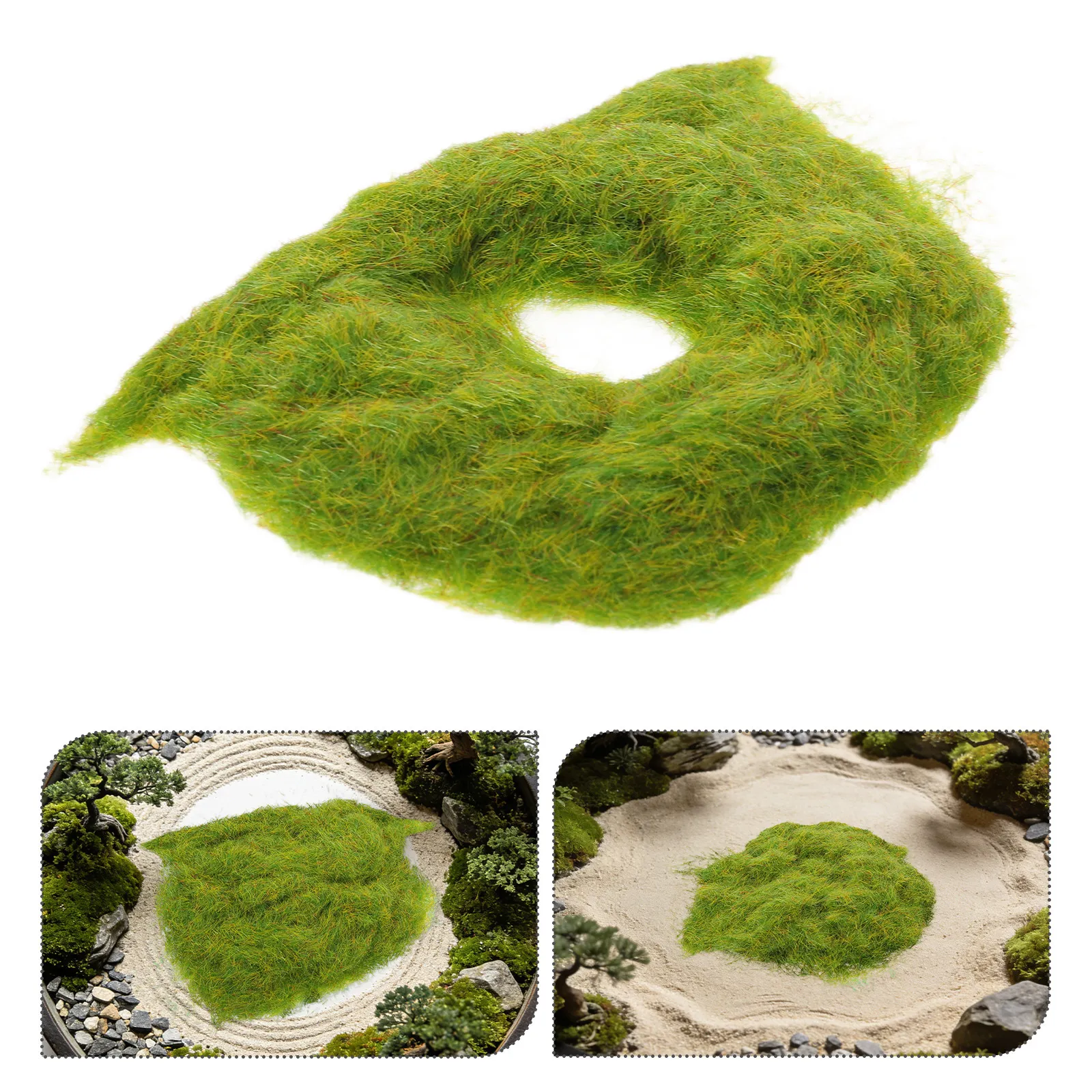 

Реалистичный искусственный мох для кашпо, миниатюрного ландшафтного дизайна, декоративный наполнитель для центральных элементов стола, для комнатных растений
