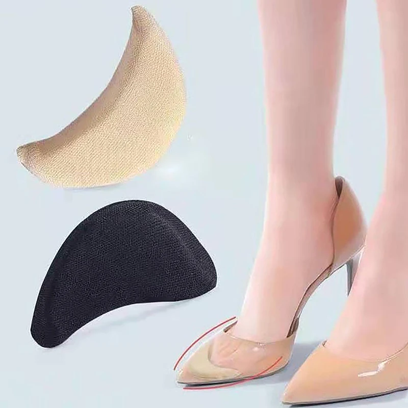 Shoe Accessories 2PCS Sponge Forefoot Insert Pads Women Pain Relief High Heel Insoles Reduce Shoe Size Filler Protector Adjuster