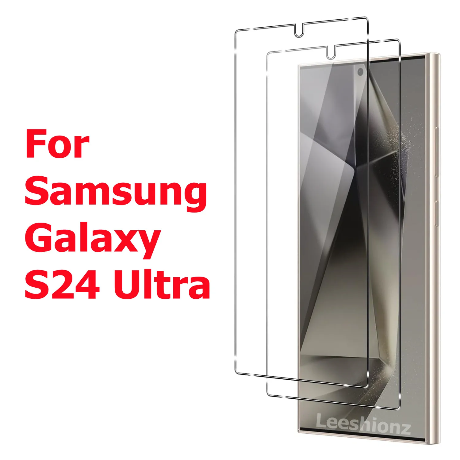 

Screen protector For Samsung Galaxy S24 Ultra Tempered Glass 9H Transparent Clear Anti Scratch