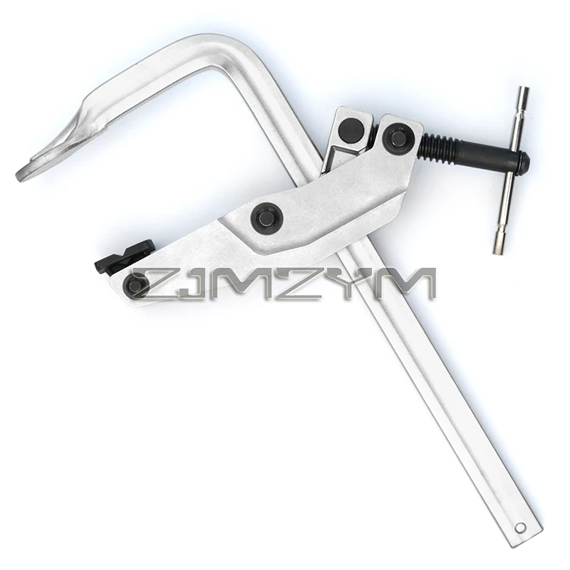 Heavy-Duty F-Style Sliding Arm Bar Clamp 300x120mm for Welding Cutting Woodworking - Guide Rail Clamp