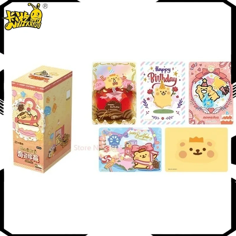 

Подлинная карточная игра Kayou Little Bear Worm: Cud Collection Worm Life Long Live Series Card Pack, идеальные игрушки в подарках для фанатов