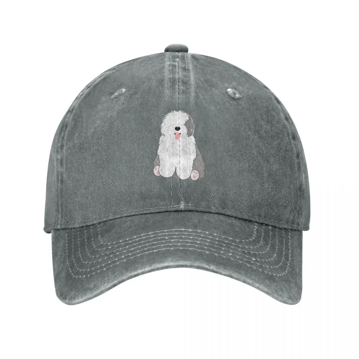 LOVE Old English Sheepdog - Gray and White 3 Baseball Cap Ball Cap Thermal Visor Women Men's