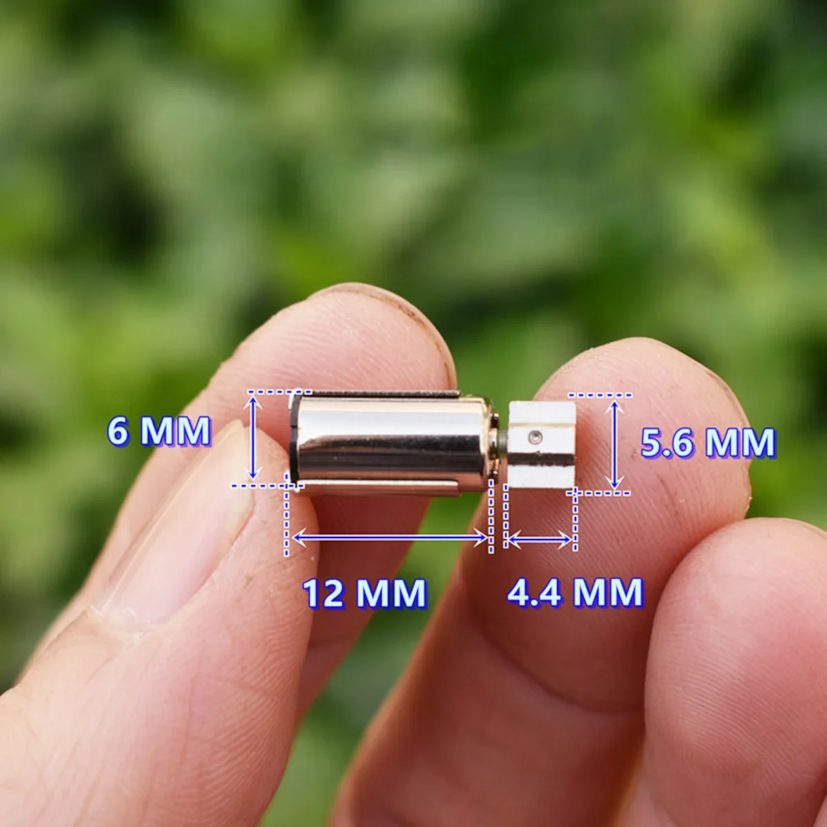 2PCS Mini 612 Coreless Vibration Motor Mini 6mm Vibrator DC 3V VR Massager Toothbrush Motor Waterproof Electric Motor