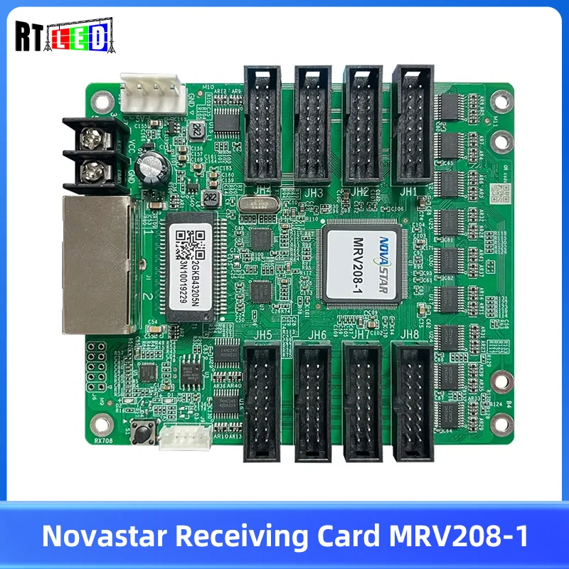 RTLED Novastar LED-ontvangstkaart MRV208-1 Full Color Synchrone HUB75 LED-schermcontrolesysteem