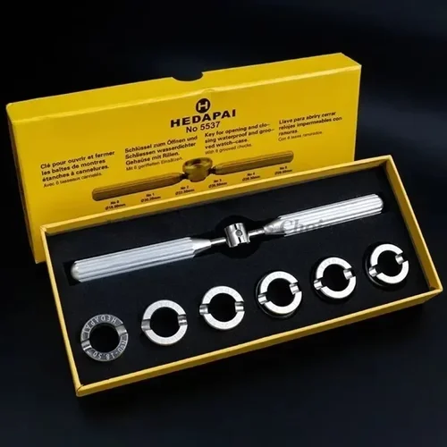 Imagen 2 del producto 5537 herramientas para relojes, abridor de relojes, herramienta de reparación para Rolex para Tudor, abridor de caja trasera, llave de tornillo, herramienta de reparación, removedor de cubiertas