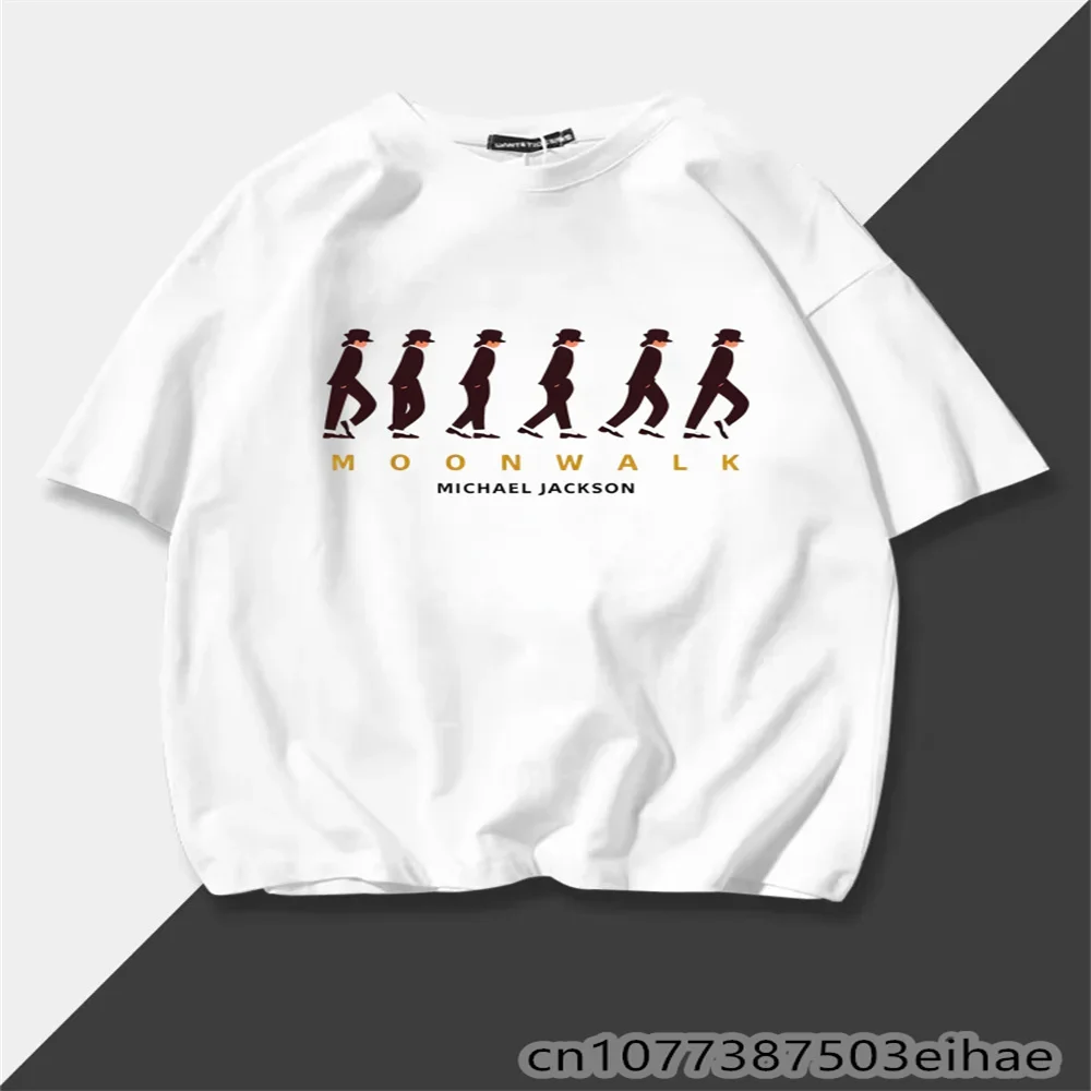 Michael Jackson King of Pop T Shirts Men Short Sleeve King of Pop Era T-Shirt Casual Round Neck Printed Tshirt Women Clothing