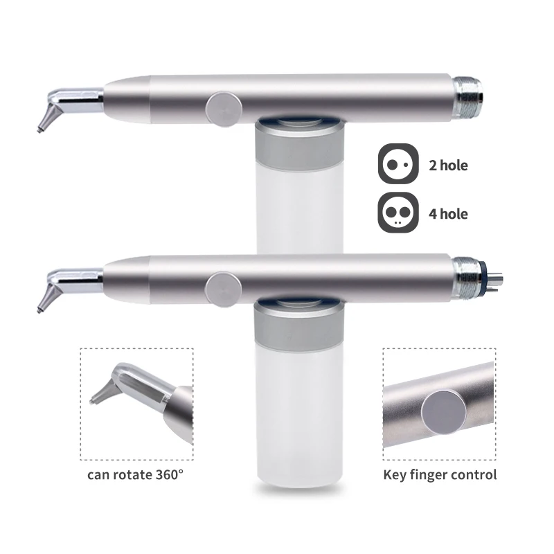 Dental Aluminum Oxide Micro Blaster Air Abrasion Polisher Sandblasting Sandblaster Teeth Whitening Pen With Water 2/4 Hole view 5