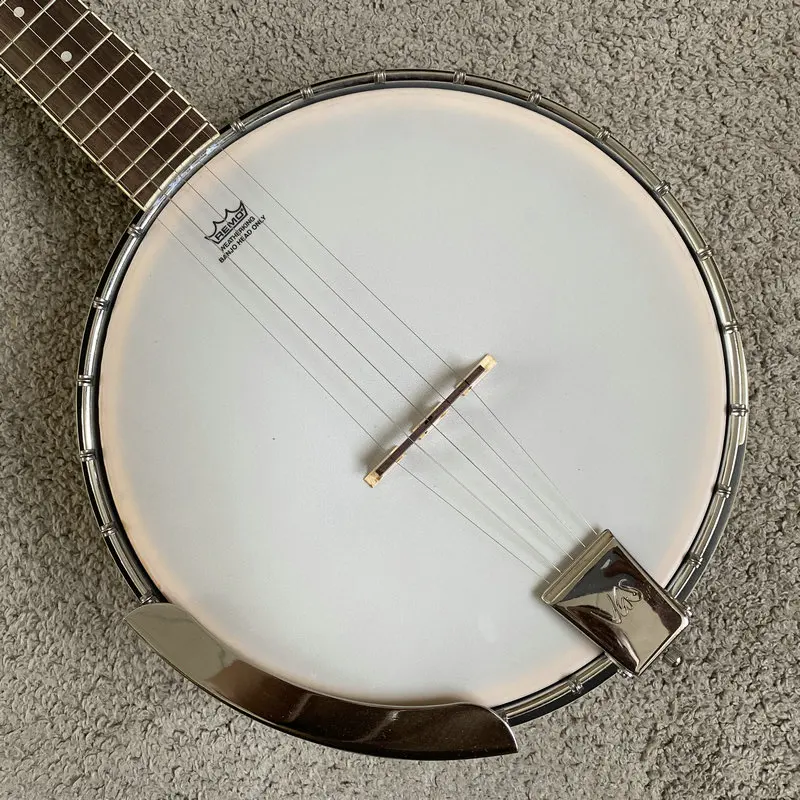K801 Original&Genuine VGS 505020 Select 5 String Banjo Guitar ROMO Head with Mahogany Back Tiny Damages Sales Price