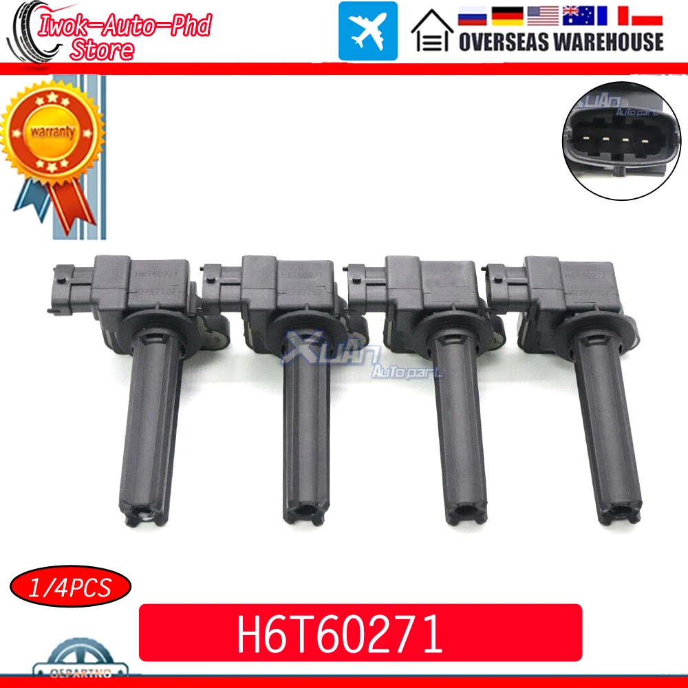 

XUAN High Quality Ignition Coil H6T60271 UF-526 For OPEL SIGNUM VECTRA SAAB 9-3 9-3X 2.0L VAUXHALL SIGNUM VECTRA 06-11 12787707