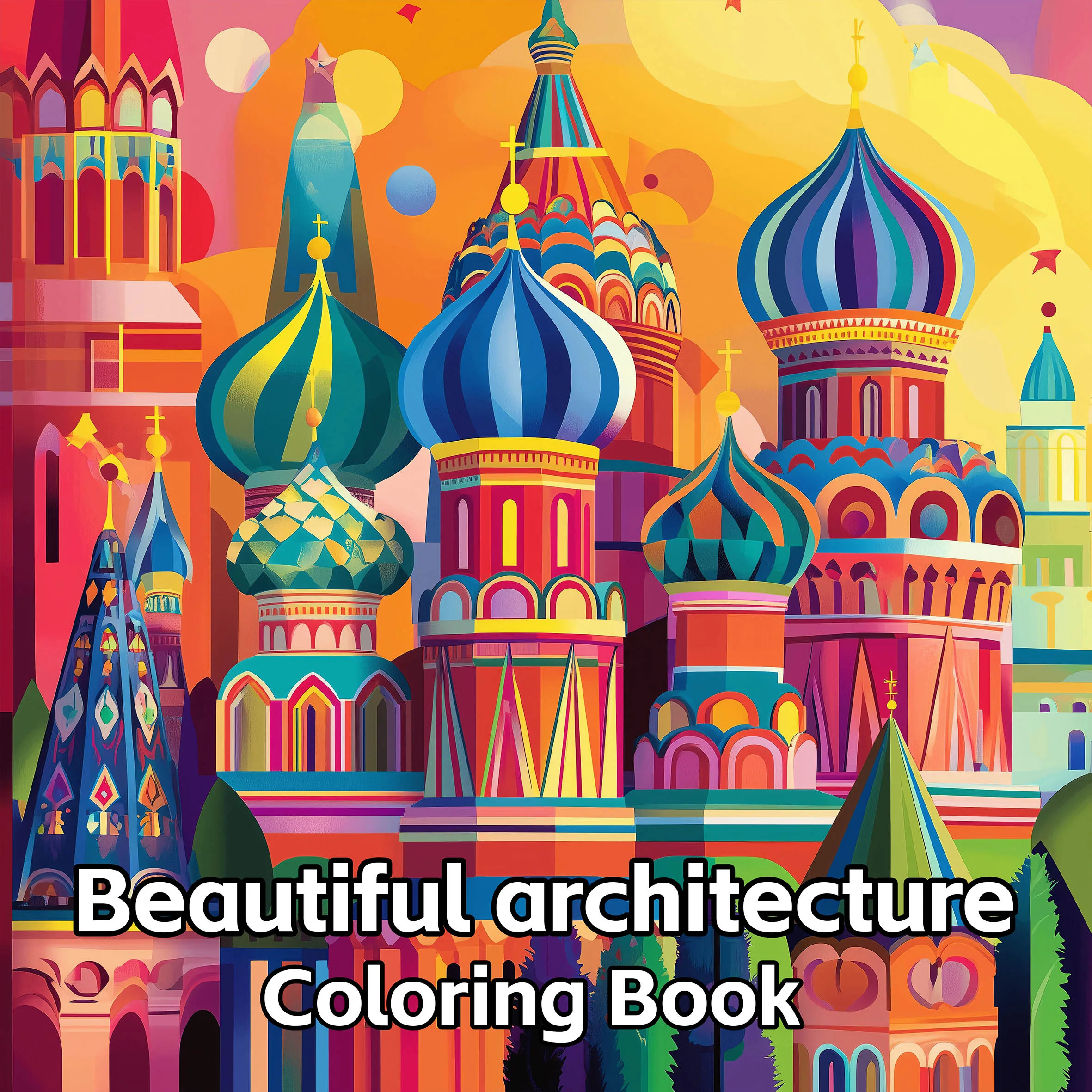 Beautiful Architecture Coloring Book For Relaxation Educational Doodles Book Adults And Teens For Relaxation Perfect Gift