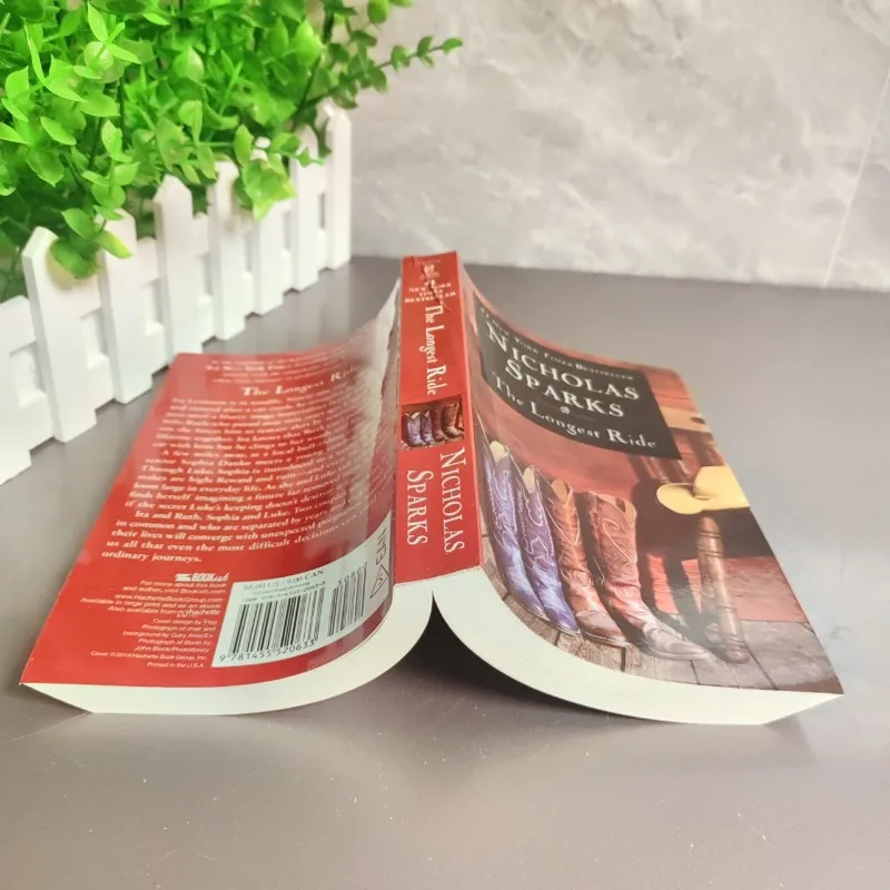 The Longest Ride Nicholas Sparks Classic Romance Novel English Original Love Story Fiction Book