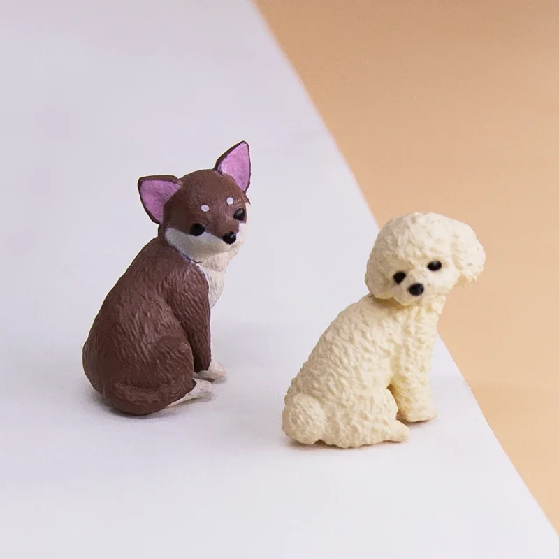YELL Original Gashapon Kawaii Capsule Toys Figure Dog Animal Cute Anime Figurine Creative Gifts Desktop Decor