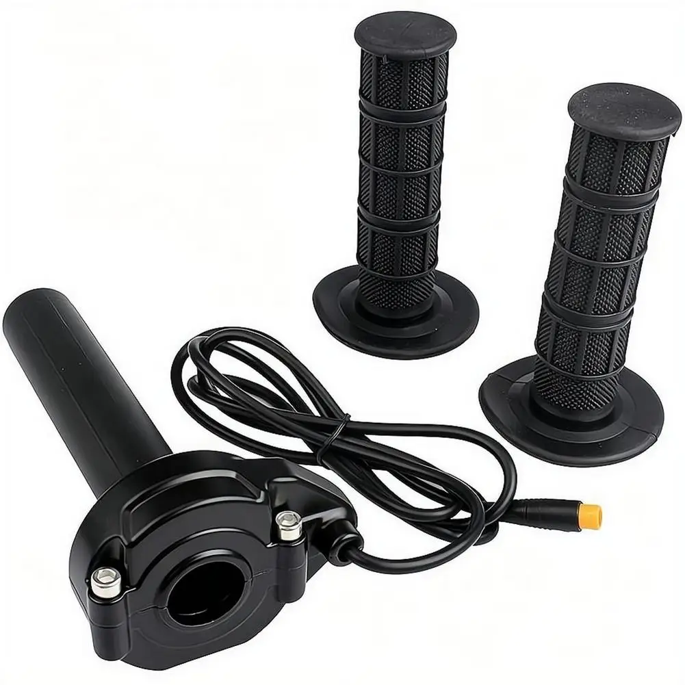 Ebike Full Twist Throttle 3 Pin Ebike Throttle Kit 12V-72V Waterproof Quick Twist Throttle for Macfox X1 HappyRun
