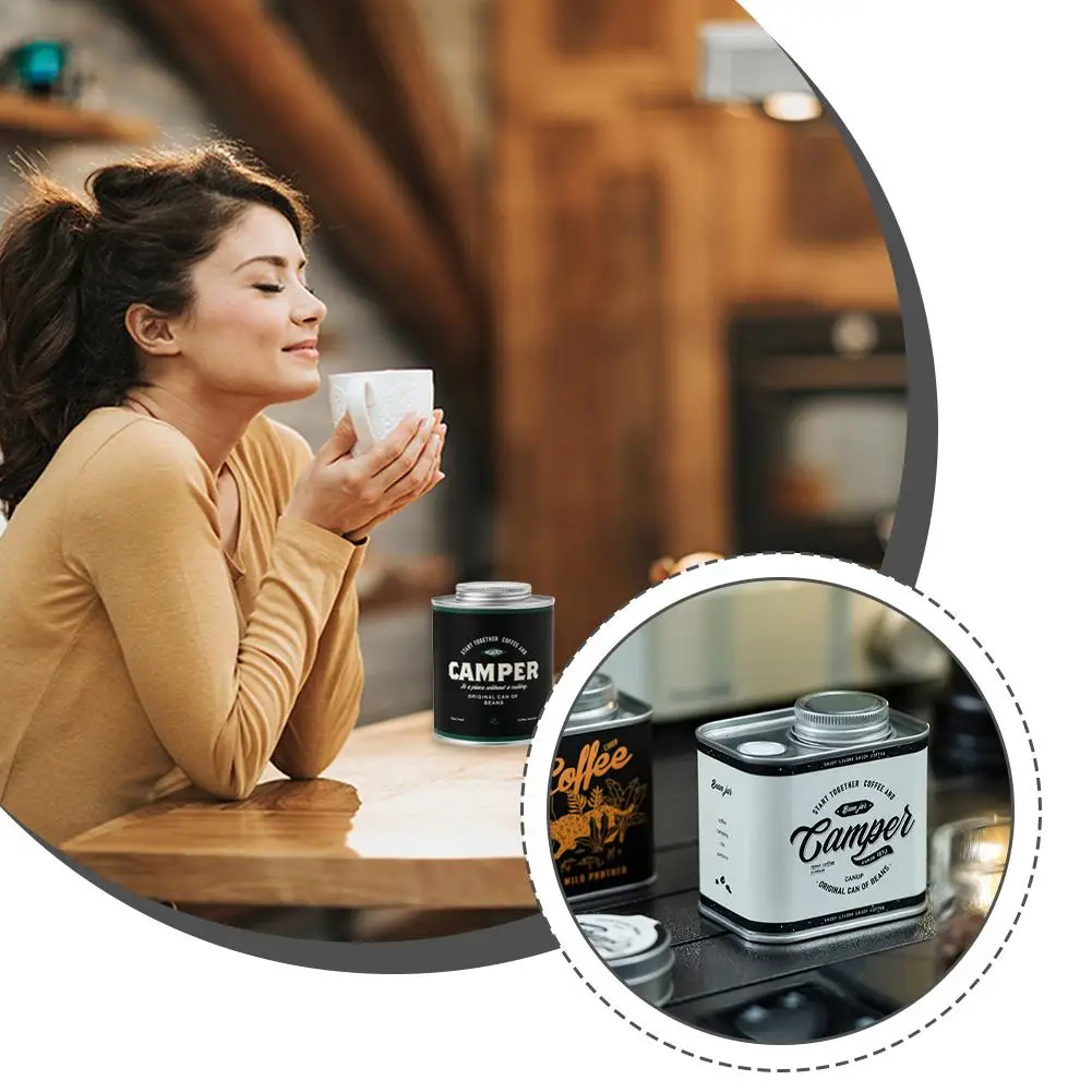 علبة نسيج راقية لتخزين حبوب البن علبة حبوب البن خفيفة الوزن محمولة ومريحة تمنع الرطوبة علبة البعوض #3