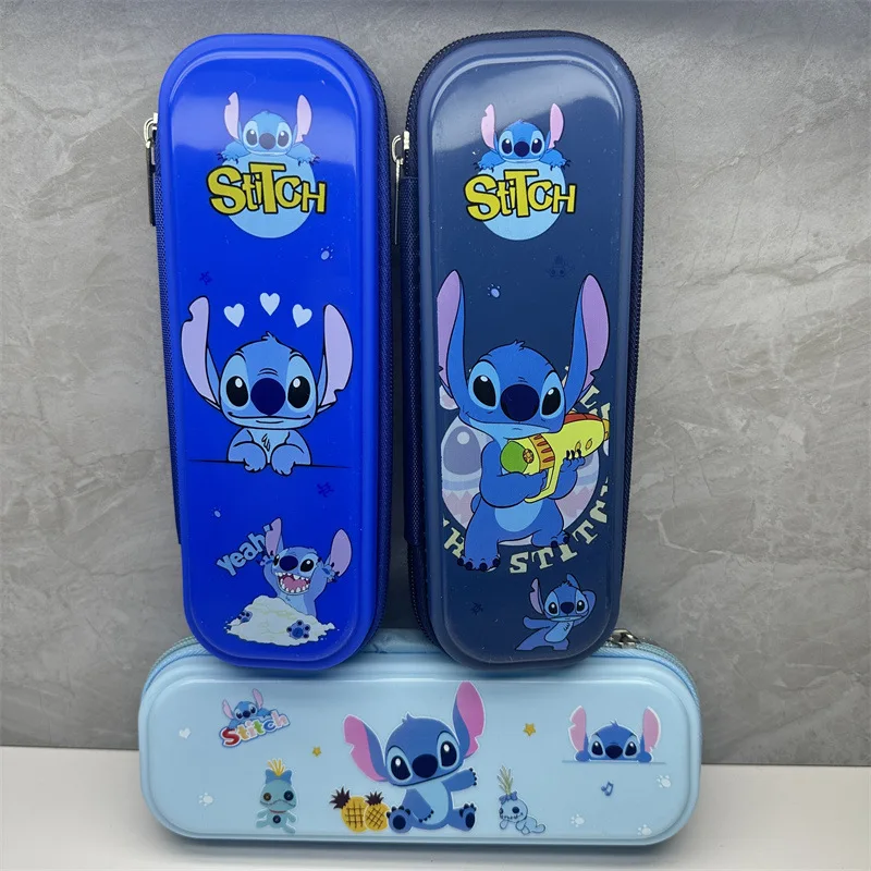 

Disney Stitch Hard Shell Stylus Pen Pencil Case Holder Protective Carrying Box Bag Storage Container Stationery School Supplies