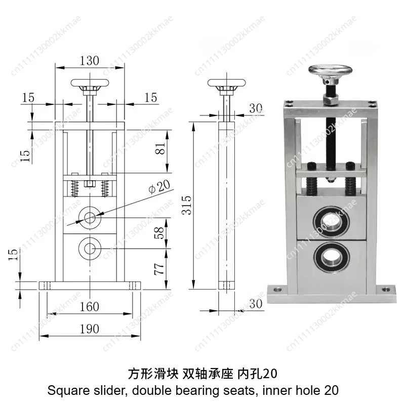 Heavy Duty Self Aligning Bearing Housing Adjustable Single Double Pillow Block with Shaft Stainless Steel Roller Support