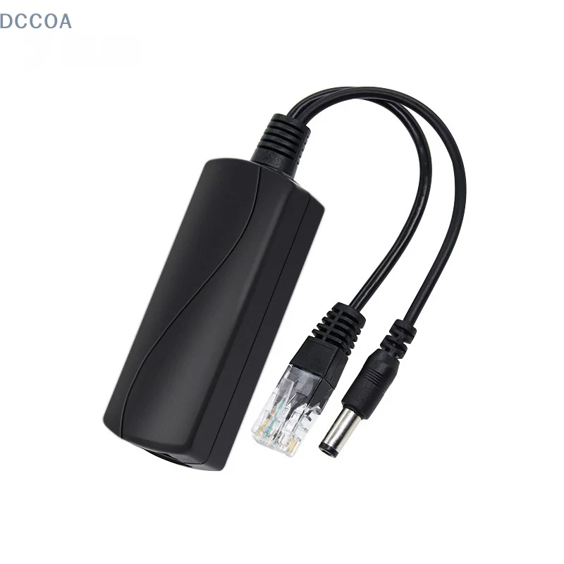 Adaptador de Cable divisor de fuente de alimentación para Huawei Hikvision, accesorios de bricolaje, conectores POE de 48V a 12V, inyector, nuevo, 2019