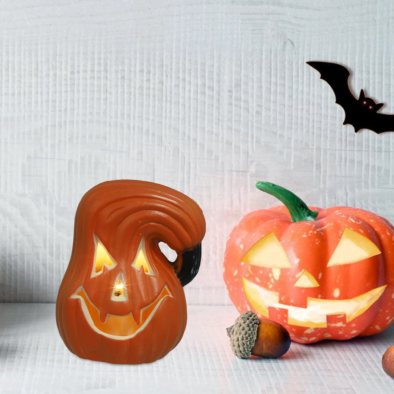 

Pumpkin Lantern Props Halloween Haunted Party Glowing Melon Activity Layout Decoration