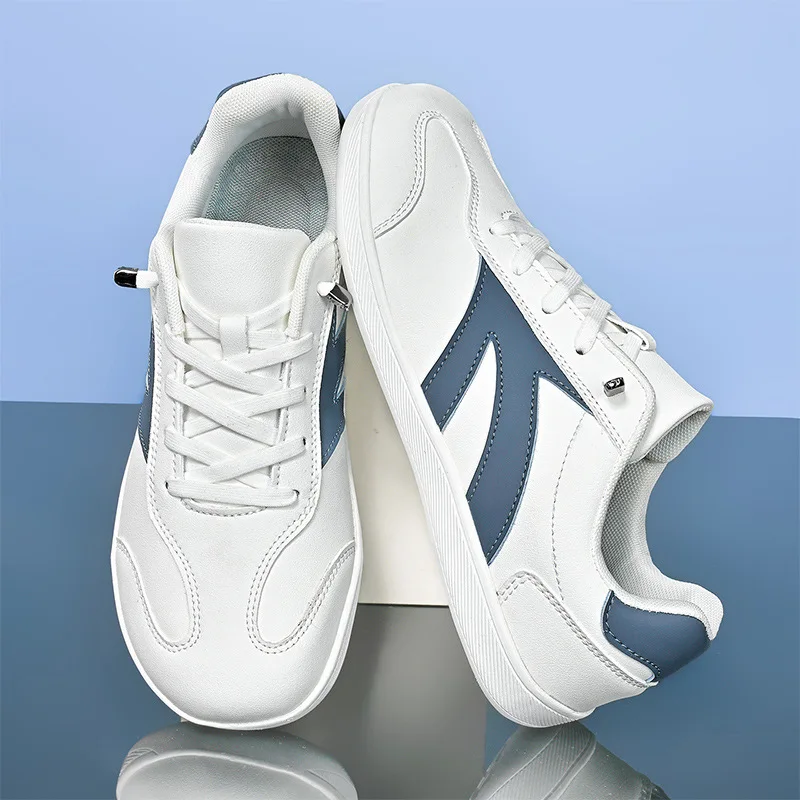 

Leather Refreshing Mens Casual Shoes Retro Widened Comforta Sports Shoes Lightweight and Soft Walking Shoes