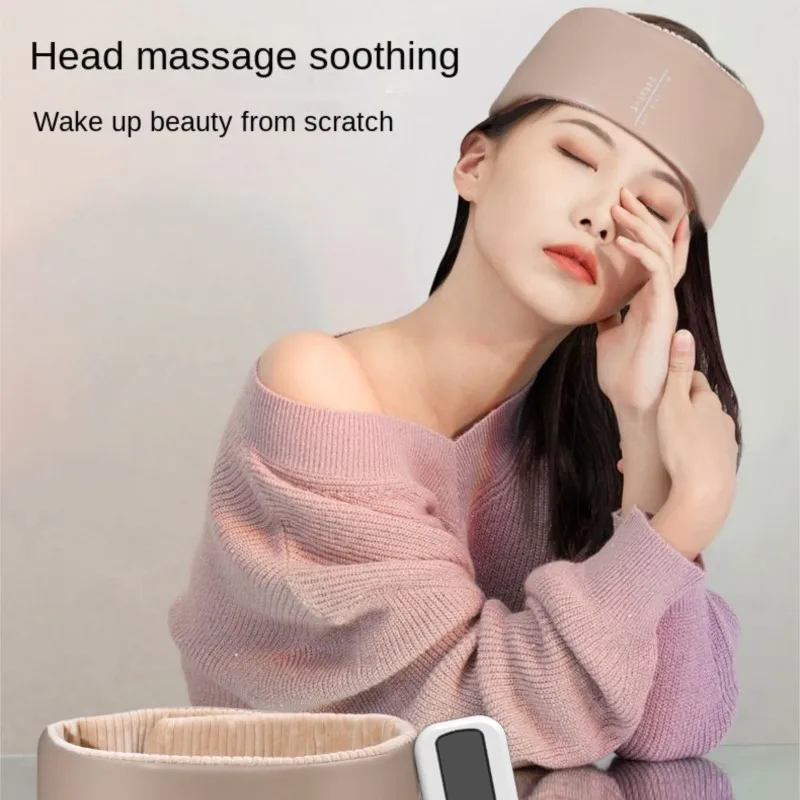 Hoofdmassageapparaat multifunctioneel kneden meridiaan ontstoppen en warm kompres verlichten hoofdpijn hoofdtherapie instrument slaap